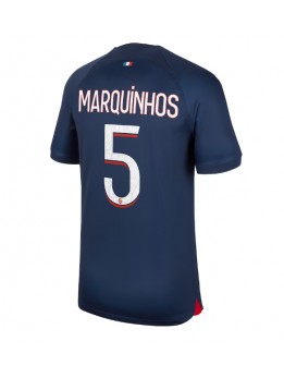 Paris Saint-Germain Marquinhos #5 Replika Hemmakläder 2023-24 Kortärmad